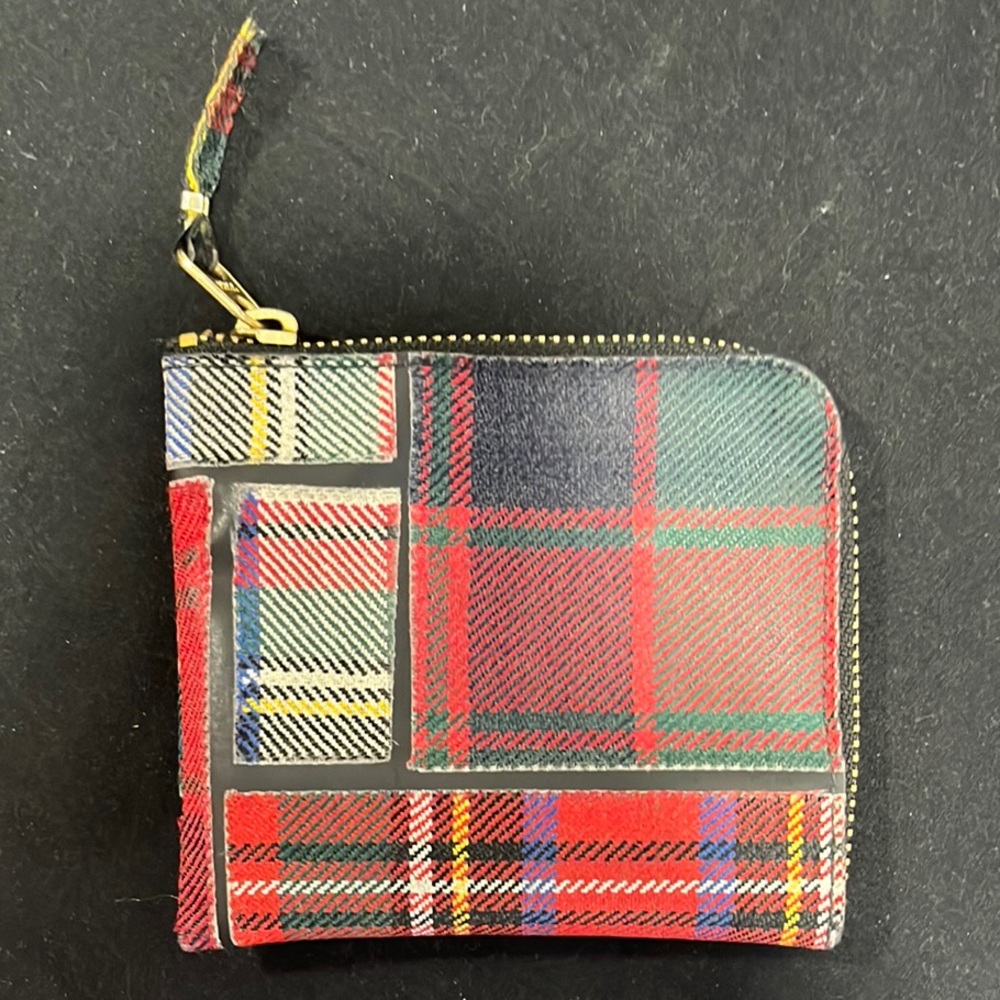 Comme Des Garçons Tartan Wallet